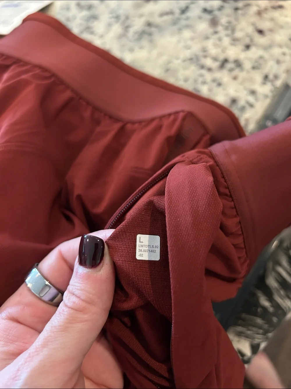 lululemon athletica License to Train Short in Cranberry Charm NWT
